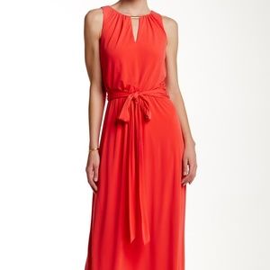 Vince Camuto Jersey Blouson Maxi Dress